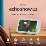 All-new Echo Show 5 (3rd Gen, 2023 release) | Smart display with deeper bass and clearer sound | Glacier White, 39.99, 89.99, %PRODUCT.DISCOUNT%