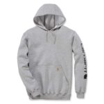 CarharttmensLoose Fit Midweight Logo Sleeve Graphic SweatshirtHeather Gray/BlackX-Large, 41.24, 0, 0