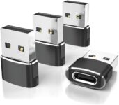 Elebase USB to USB C Adapter 4 Pack,Type C Female to A Male Charger Converter for Apple Watch Ultra iWatch 8 7,iPhone 15 14 13 12 Pro Max Plus,Airpods,iPad 9 10 Air 5 Mini 6,Car,Samsung Galaxy S23 S22, 9.99, 0