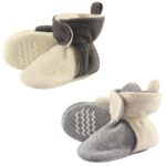 Hudson Baby unisex-baby Cozy Fleece Booties, 14.40, 0, 0