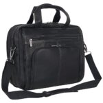 Kenneth Cole REACTION Out Of The Bag Manhattan Colombian Leather RFID 15.6″ Laptop Briefcase, Deal Price: 0, Original Price: 199.99