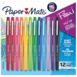 Paper Mate Flair Felt Tip Pens, Medium Point (0.7mm), Assorted Colors, 12 Count, 10.99, 0, %PRODUCT.DISCOUNT%