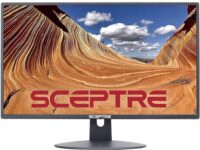 Sceptre 24-inch Professional Thin 1080p LED Monitor 99% sRGB 2x HDMI VGA Build-in Speakers, Machine Black (E248W-19203R Series), 99.97, 112.97