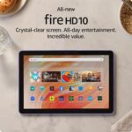 All-new Amazon Fire HD 10 tablet, built for relaxation, 10.1″ vibrant Full HD screen, octa-core processor, 3 GB RAM, latest model (2023 release), 32 GB, Lilac