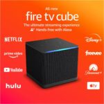 Amazon Fire TV Cube, Hands-free streaming device with Alexa, Wi-Fi 6E, 4K Ultra HD, Deal Price: 119.99, Original Price: 139.99