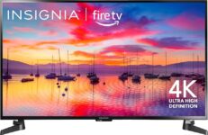 INSIGNIA 43-inch Class F30 Series LED 4K UHD Smart Fire TV with Alexa Voice Remote (NS-43F301NA22, 2021 Model)