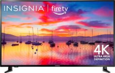 INSIGNIA 55-inch Class F30 Series LED 4K UHD Smart Fire TV with Alexa Voice Remote (NS-55F301NA22, 2021 Model), Deal Price: 89.99, Original Price: 0