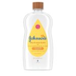 Johnson’s Baby Oil, Mineral Oil Enriched with Shea & Cocoa Butter to Prevent Moisture Loss, Hypoallergenic, 20 fl. oz