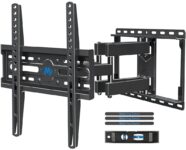 Mounting Dream TV Wall Mount for 32-65 Inch TV, TV Mount with Swivel and Tilt, Full Motion TV Bracket with Articulating Dual Arms, Fits 16inch Studs, Max VESA 400X400 mm, 99lbs, MD2380, Deal Price: 39.99, Original Price: 62.99