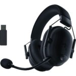 Razer BlackShark V2 Pro Wireless Gaming Headset: THX 7.1 Spatial Surround Sound – 50mm Drivers – Detachable Mic – for PC, PS5, PS4, Switch, Black
