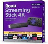 Roku Streaming Stick | Portable Device 4K/HDR/Dolby Vision. Voice Remote, Free & Live TV, Deal Price: 29.98, Original Price: 49.99