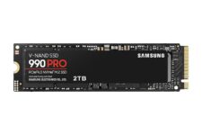 Samsung 990 PRO Series – 2TB PCIe Gen4. X4 NVMe 2.0c – M.2 Internal SSD (MZ-V9P2T0B/AM)