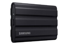 SAMSUNG T7 Shield 4TB, Portable SSD, up-to 1050MB/s, USB 3.2 Gen2, Rugged, IP65 Water & Dust Resistant, for Photographers, Content Creators and Gaming, Extenal Solid State Drive (MU-PE4T0S/AM), Black, Deal Price: 240.24, Original Price: 0