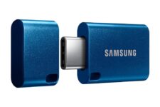 SAMSUNG Type-C™ USB Flash Drive, 256GB, Transfers 4GB Files in 11 Secs w/Up to 400MB/s 3.13 Read Speeds, Compatible w/USB 3.0/2.0, Waterproof, 2022,Blue, Deal Price: 19.99, Original Price: 39.99