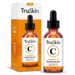 TruSkin Vitamin C Face Serum – Anti Aging Face & Eye Serum with Vitamin C, Hyaluronic Acid, Vitamin E – Brightening Serum, Dark Spot Remover, Even Skin Tone, Eye Area, Fine Lines & Wrinkles, 1 Fl Oz