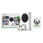 Xbox Series S – Starter Bundle – Includes hundreds of games with Game Pass Ultimate 3 Month Membership – 512GB SSD All-Digital Gaming Console  Deal Price: 217.00, Original Price: 299.99