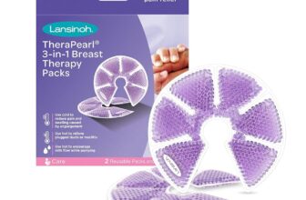 Lansinoh Breast Therapy Packs with Soft Covers, Hot and Cold Breast Pads, Breastfeeding Essentials for Moms, 2 Pack