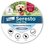 Seresto Large Dog Vet-Recommended Flea & Tick Treatment & Prevention Collar for Dogs Over 18 lbs. | 8 Months Protection