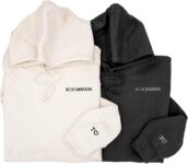 GODMERCH Custom Embroidered Roman Numeral Hoodies, Matching Hoodies For Couples, Custom Hoodies For Boyfriend With Initial Heart