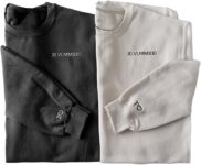 GODMERCH Custom Embroidered Roman Numeral Sweatshirts For Couples Matching With Initial Heart