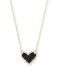 Kendra Scott Ari Heart Adjustable Length Pendant Necklace for Women, Fashion Jewelry