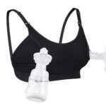Momcozy Hands Free Pumping Bra, Adjustable Breast-Pumps Holding and Nursing Bra, Pumping & Nursing Bra in One