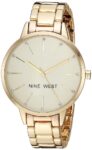 Nine West Women’s Crystal Accented Bracelet Watch