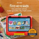 All-new Amazon Fire HD 10 Kids tablet- 2023, ages 3-7 | Bright 10.1″ HD screen with ad-free content and parental controls included, 13-hr battery, 32 GB, Disney Mickey Mouse, Deal Price: 139.99 n Original Price: 199.99
