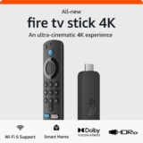 All-new Amazon Fire TV Stick 4K streaming device, includes support for Wi-Fi 6, Dolby Vision/Atmos, free & live TV, Deal Price: 29.99, Original Price: 49.99