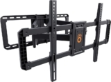 ECHOGEAR Full Motion Articulating TV Wall Mount Bracket for 42″-86″ TVs – Easy To Install On 16″, 18″ or 24″ Studs and Features Smooth Articulation, Swivel, Tilt – EGLF2, Deal Price: 109.99, Original Price: 129.99