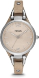 Fossil Georgia Women’s Watch with Genuine Leather Bracelet Band
