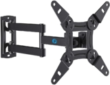Full Motion TV Monitor Wall Mount Bracket Articulating Arms Swivel Tilt Extension Rotation for Most 13-42 Inch LED LCD Flat Curved Screen TVs & Monitors, Max VESA 200x200mm up to 44lbs by Pipishell, Deal Price: 21.99, Original Price: 25.99