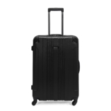 Kenneth Cole REACTION Out of Bounds Lightweight Hardshell 4-Wheel Spinner Luggage, Midnight Black, 28-Inch Checked
