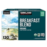 Kirkland Signature Organic Breakfast Blend Light-Roast Coffee, K-Cup Pods, 120 Count, 35.14, 0, 0