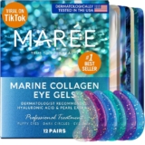 MAREE Eye Gel Pads – Under Eye Wrinkle Patches for Puffy Eyes and Dark Circles with Natural Marine Collagen & Hyaluronic Acid – Anti-Aging Eye Mask for Face to Soothe Puffiness, Eye Bags and Wrinkles, Deal Price: 0, Original Price: 0