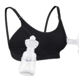 Momcozy Hands Free Pumping Bra, Adjustable Breast-Pumps Holding and Nursing Bra, Pumping & Nursing Bra in One