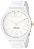 Nine West Women’s NW/1678WTWT Matte White Rubberized Bracelet Watch, Deal Price: 0, Original Price: 36.75