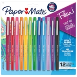Paper Mate Flair Felt Tip Pens, Medium Point (0.7mm), Assorted Colors, 12 Count, 10.99, 0, %PRODUCT.DISCOUNT%