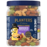 PLANTERS Deluxe Mixed Nuts with Cashews, Almonds, Pecans, Pistachios, Hazelnuts & Sea Salt, 27oz. Container, 8.48, 0, 0