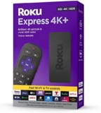 Roku Express 4K+ | Roku Streaming Device 4K/HDR, Roku Voice Remote, Free & Live TV, Deal Price: 29.00, Original Price: 39.99