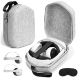 sarlar Hard Carrying Case Compatible with Meta Oculus Quest 2/Quest 3 Original/Elite Version VR Gaming Headset and Touch Controllers Accessories, Suitable for Travel and Home Storage