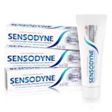 Sensodyne Extra Whitening Sensitive Teeth and Cavity Prevention Whitening Toothpaste, Amazon Exclusive, Cool Mint – 4 Ounces (Pack of 3)
