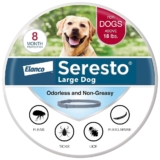 Seresto Large Dog Vet-Recommended Flea & Tick Treatment & Prevention Collar for Dogs Over 18 lbs. | 8 Months Protection