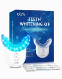 Teeth Whitening Kit Gel Pen Strips – Hydrogen Carbamide Peroxide for Sensitive Teeth, Gum,Braces Care 32X LED Light Tooth Whitener, Professional Oral Beauty Products Dental Tools 2 Mouth Trays