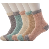 TEHOOK Thicker Warm Fuzzy Socks-Gifts for Women-Fluffy Cozy Socks-Stocking Stuffer-Women Socks Size 6-11